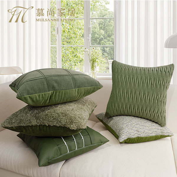 春之綠意抱枕